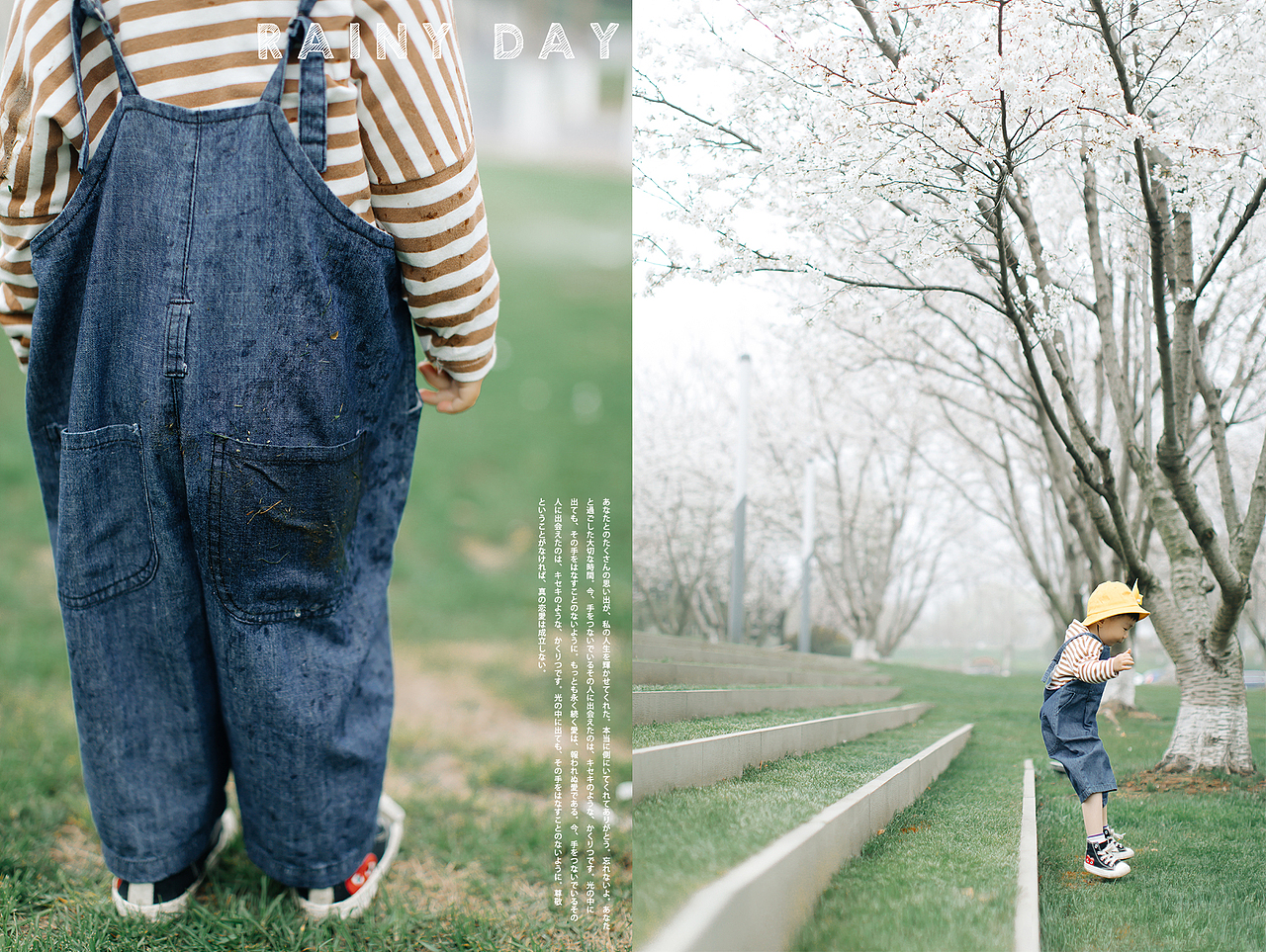 崽子看到第一场樱花（图ZMjkyODY3ODAw） - 人像摄影 - 站酷设计师baiyang421原创素材 - 站酷ZCOOL