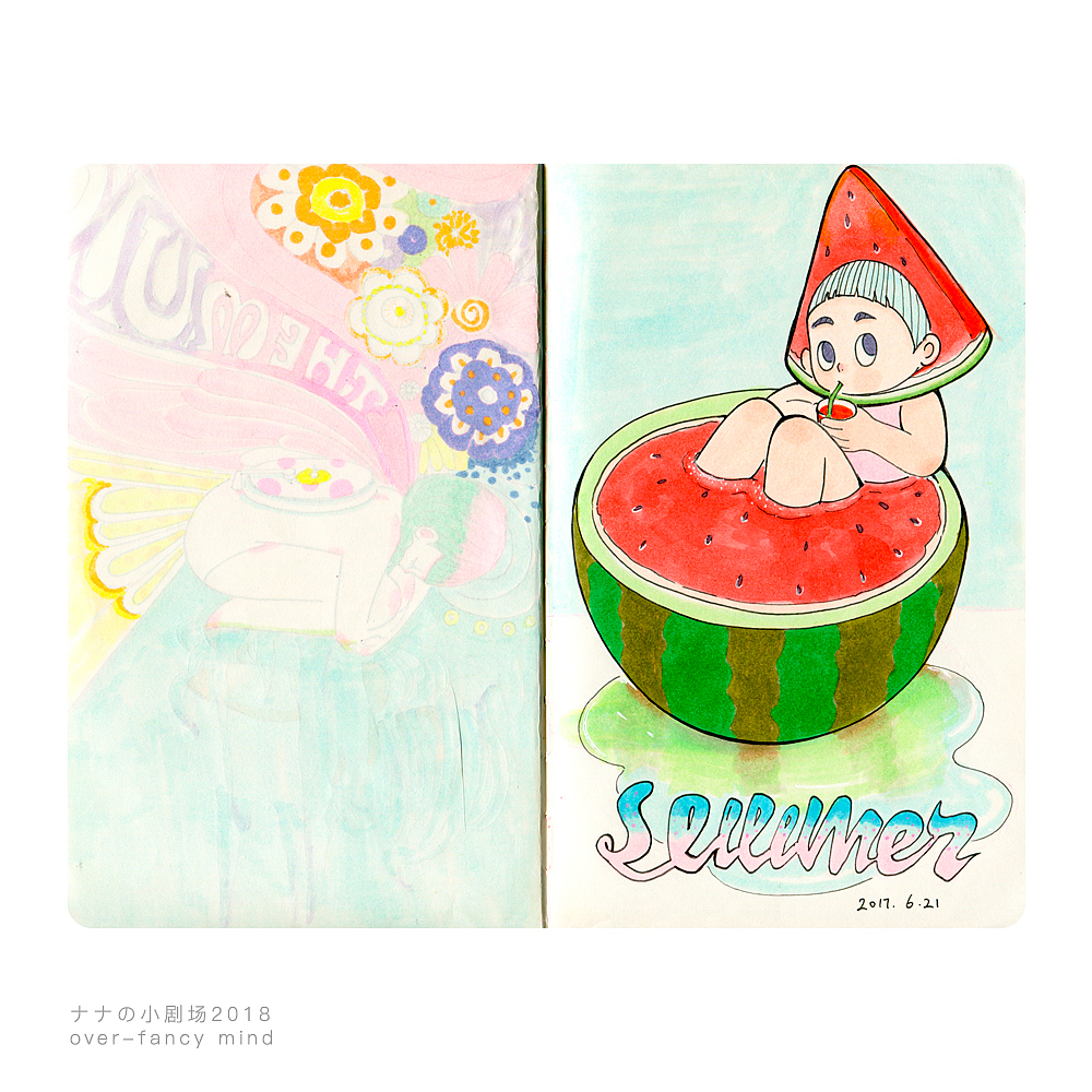 脑洞涂鸦本2半年汇（图ZMTIzNDE5MjU2） - 创作习作 - 站酷设计师applenana原创素材 - 站酷ZCOOL