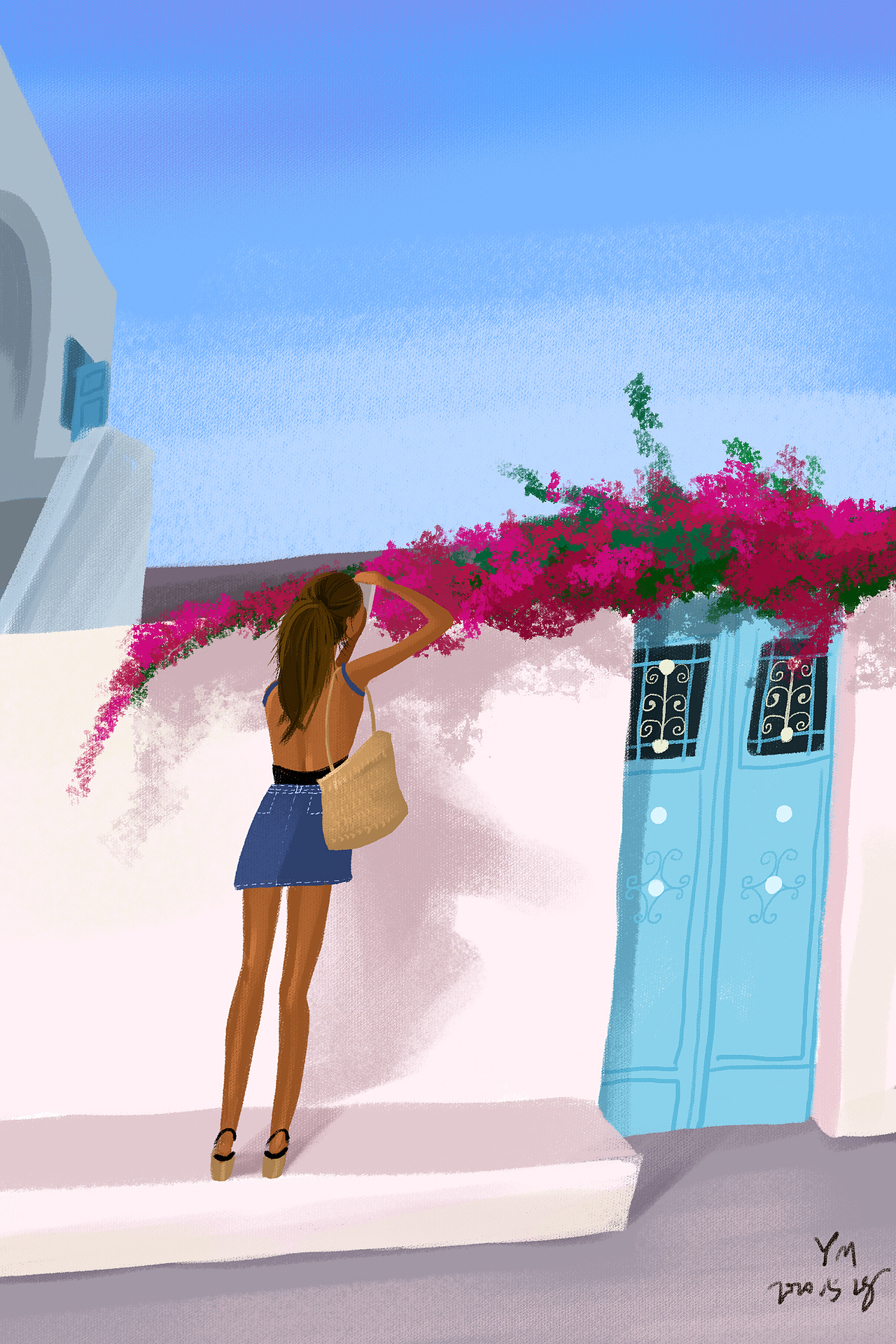 原创插画系列《少女2》