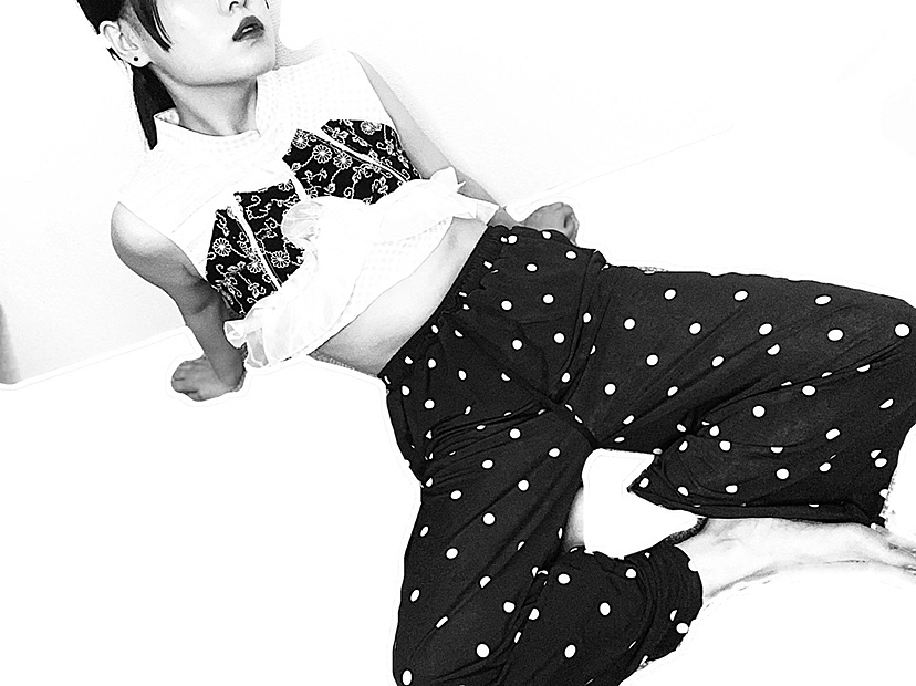 碎碎花花短上衣，meikeiin原创改造手作