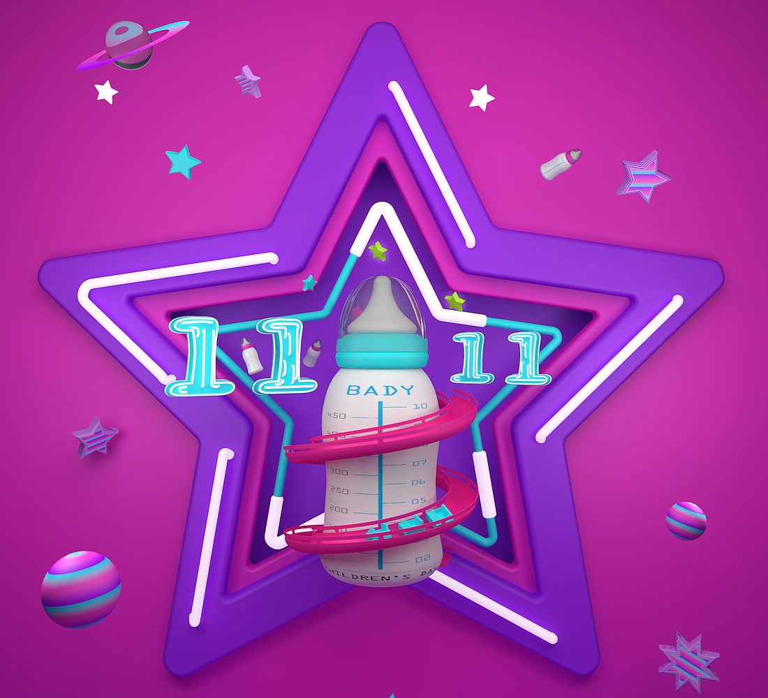 C4D 天猫双十一（图ZOTUwMDc3ODQ=） - 其他三维 - 站酷设计师JaniMun原创素材 - 站酷ZCOOL