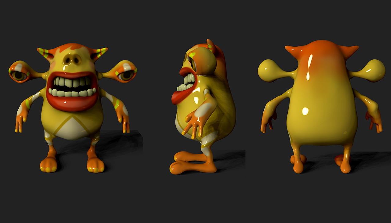 最爱zbrush卡通角色设计