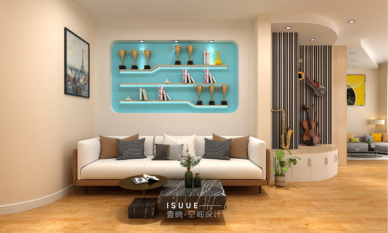 柏艺艺术中心前台大厅（图ZMTg2MjA1NjM2） - 建筑/空间 - 站酷设计师匠美纵横设计表现原创素材 - 站酷ZCOOL