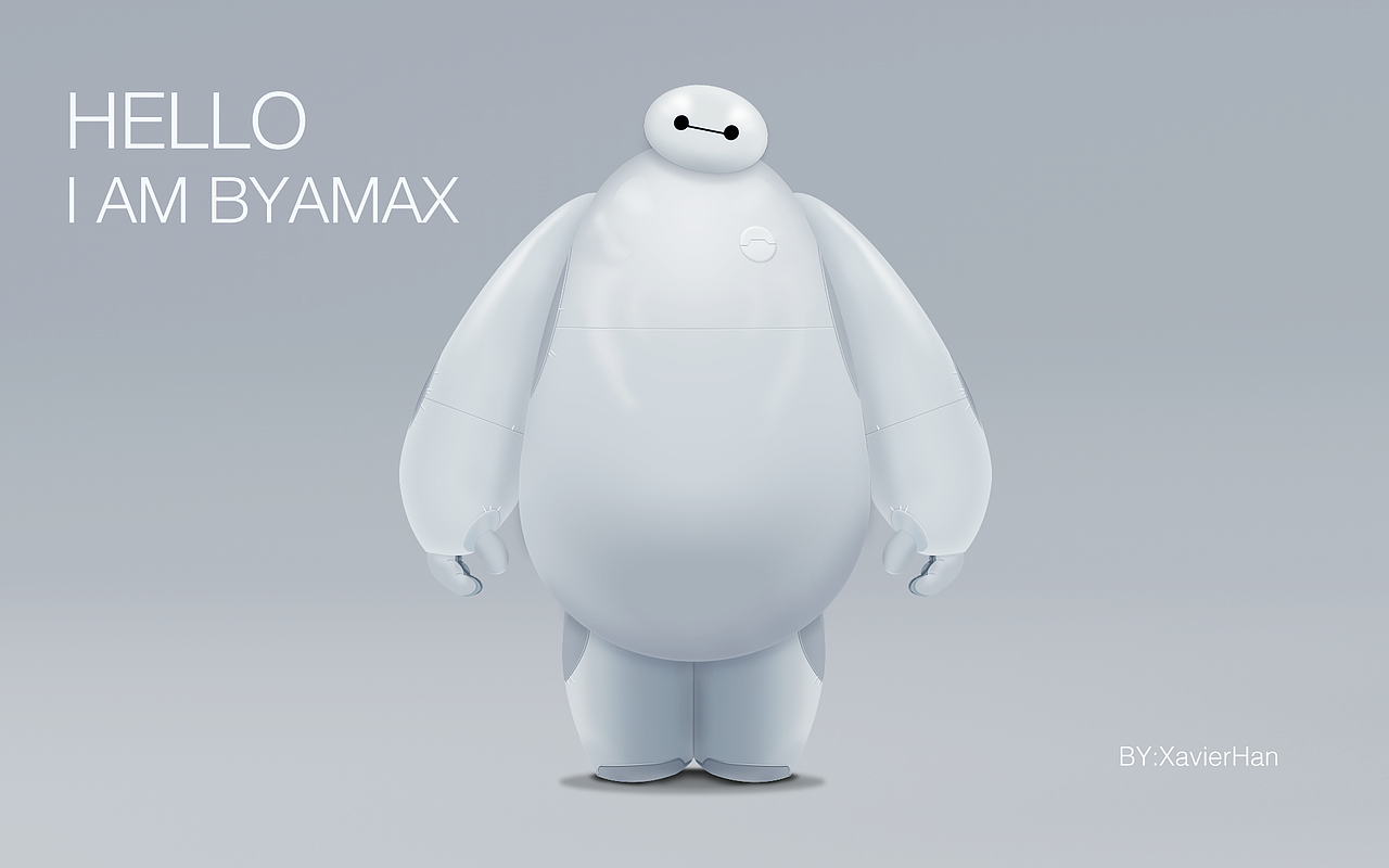 MY BAYMAX（图ZMjYyMzQyNTI=） - 新锐潮流插画 - 站酷设计师X_Han原创素材 - 站酷ZCOOL