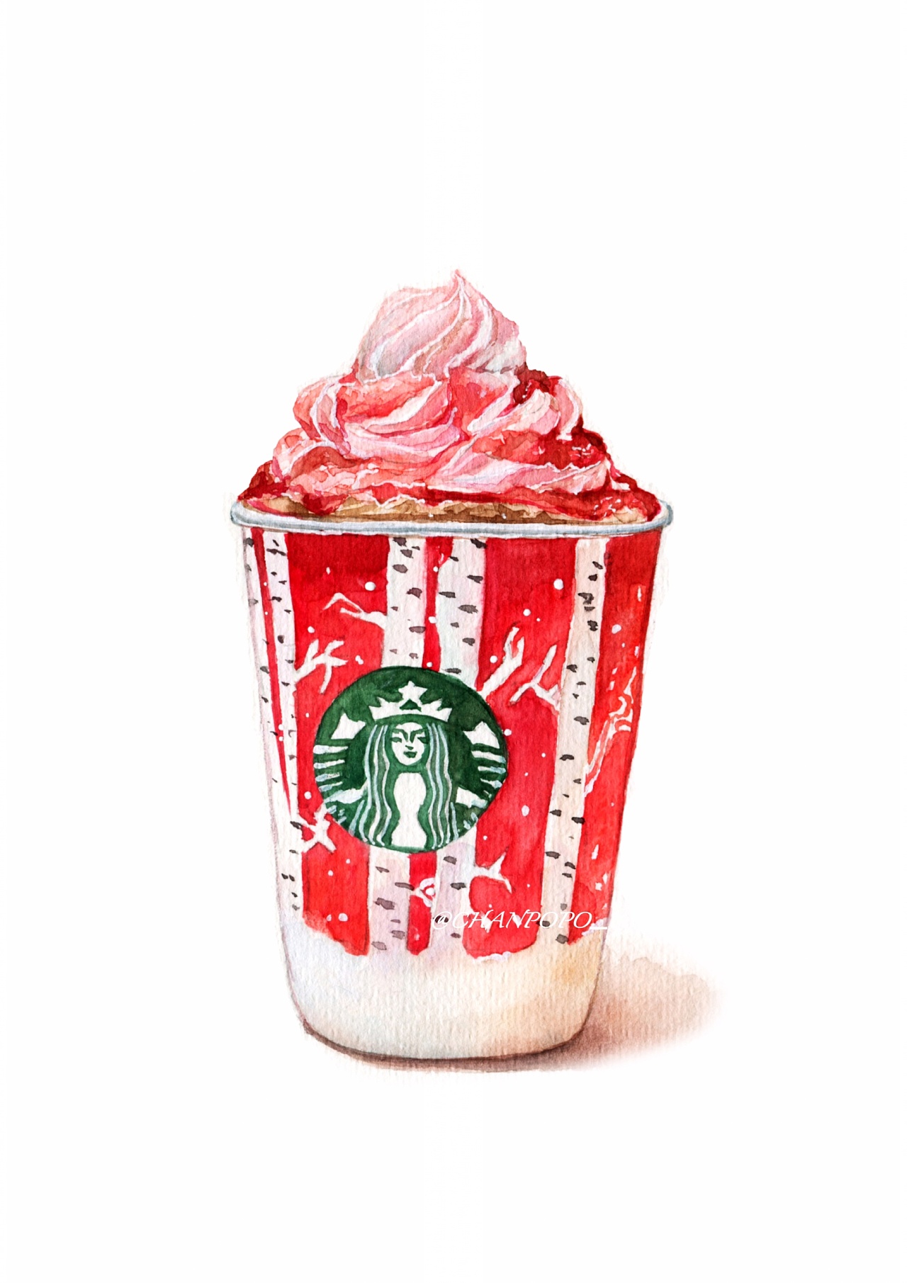 starbucks·贰|插画|商业插画|chanpopo_ - 原创作品 - 站酷 (zcool)