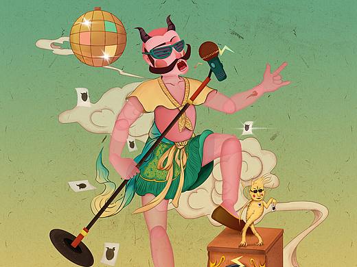 神农不要闹（个人主页-ZNDI4NDAyMzY=） - 艺术插画 - 站酷设计师阿菜来了原创素材 - 站酷ZCOOL