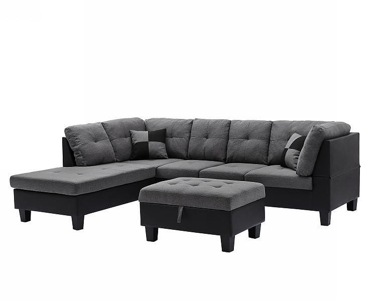 家具摄影,产品拍摄,转角沙发白底拍摄图