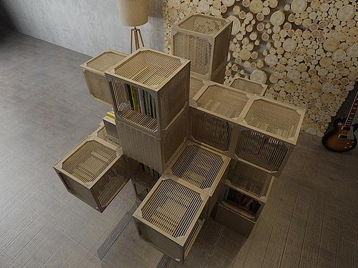 鲁班锁-百变家具-模块化