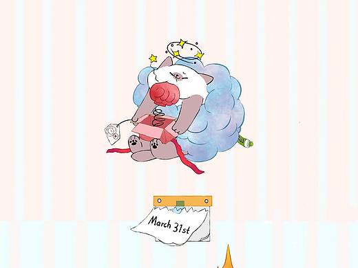 被窝猫壁纸 愚人节（个人主页-ZMzQ3ODk5OTI=） - 新锐潮流插画 - 站酷设计师被窝猫BeddingCat原创素材 - 站酷ZCOOL