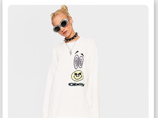 服装卫衣圆领时尚卫衣详情页