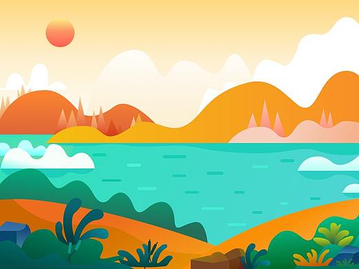 风景1（个人主页-ZMjkxNjkzNzI=） - 图案 - 站酷设计师yangh柳原创素材 - 站酷ZCOOL