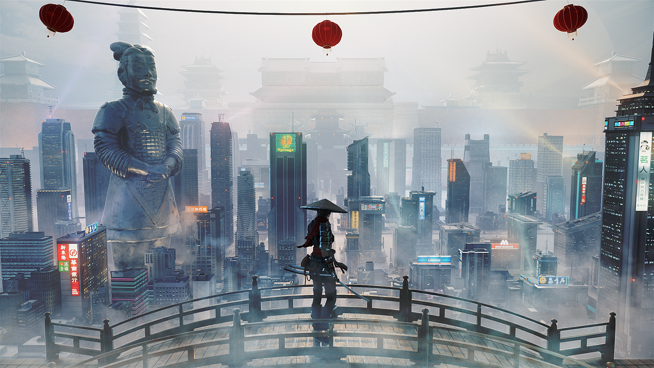 赛博朋克风格-练习（合集）（图ZMjg4MTEwNjUy） - 场景 - 站酷设计师乖巧果冻原创素材 - 站酷ZCOOL