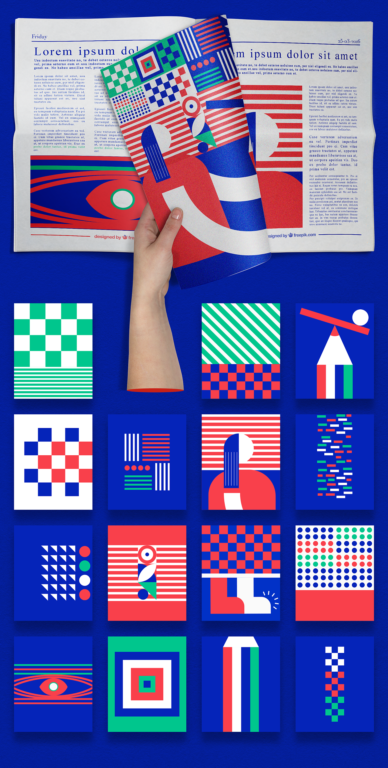 创意几何图形设计|插画|新锐潮流插画|熊大渔夫_原创作品-站酷(zcool)