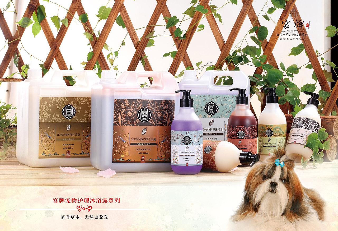 宠物用品沐浴露设计