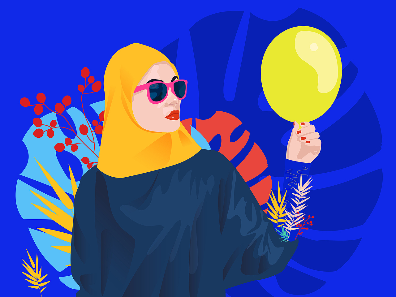 2019 RED团队插画作品（下）（图ZMTkyNzcxMTA0） - 创作习作 - 站酷设计师姚梦艺原创素材 - 站酷ZCOOL