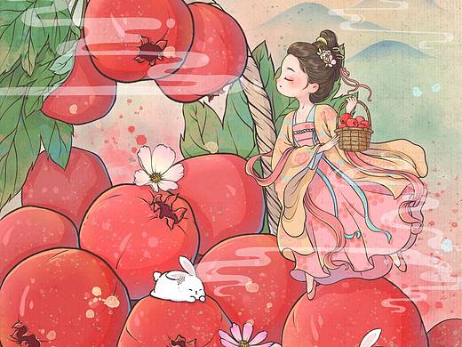 插畫(huà)|你愛(ài)吃山楂嗎（個(gè)人主頁(yè)-ZNjMwMzAwMjA=） - 商業(yè)插畫(huà) - 站酷設(shè)計(jì)師一只梨梨sally原創(chuàng)素材 - 站酷ZCOOL