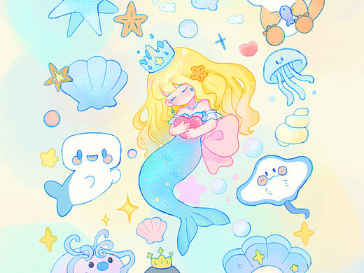 海洋是五彩斑斓的🫧