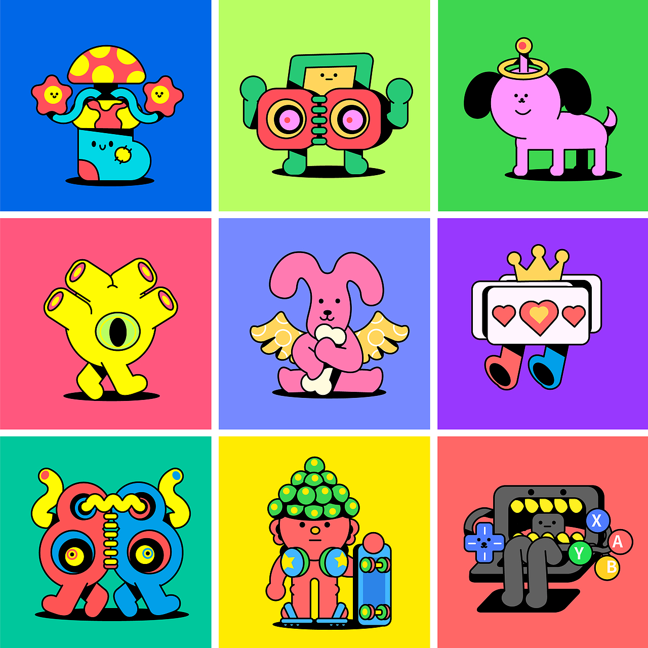 野狗富贵 | 99 little monsters