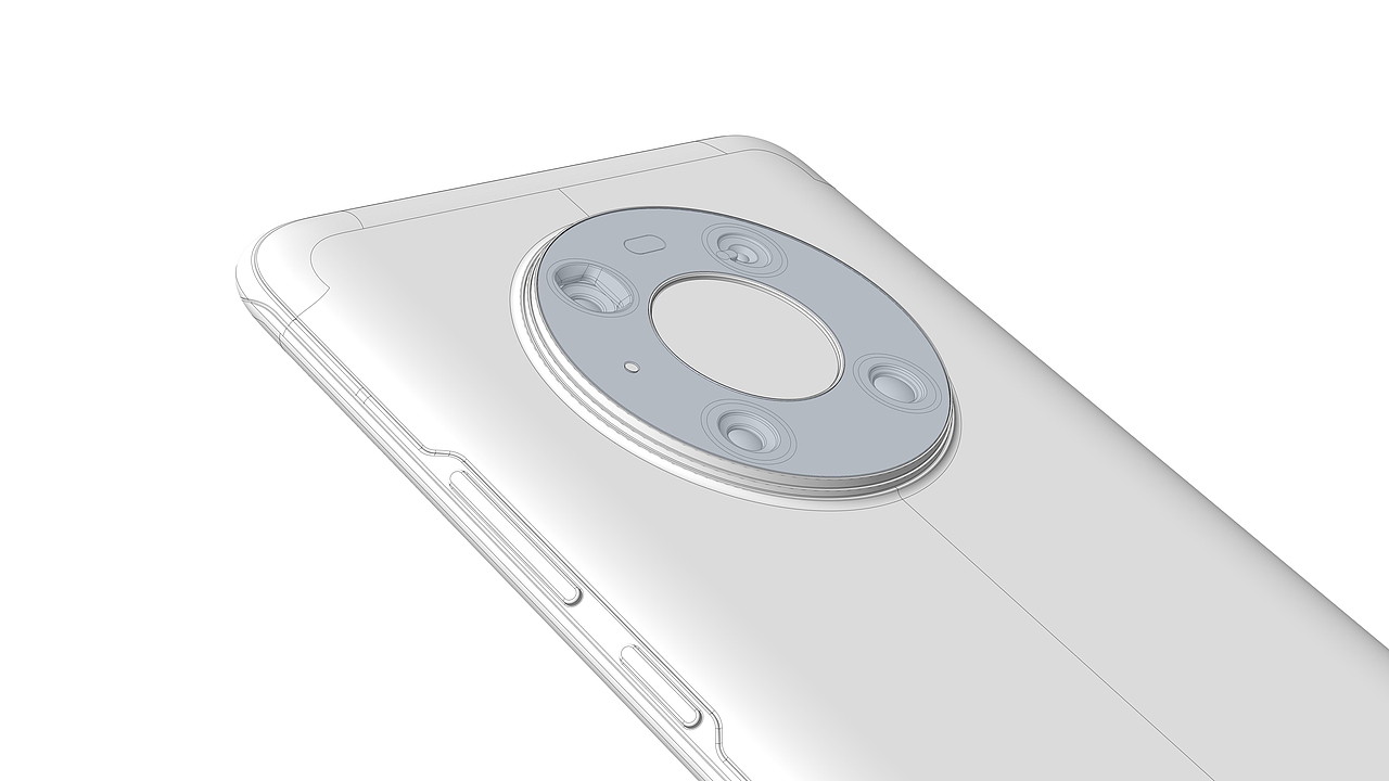 HUAWEI华为MATE40系列手机3D模型