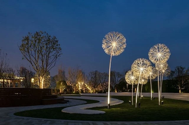 蒲公英灯 蒲公英案例 蒲公英灯厂家 铭星灯饰 专业生产