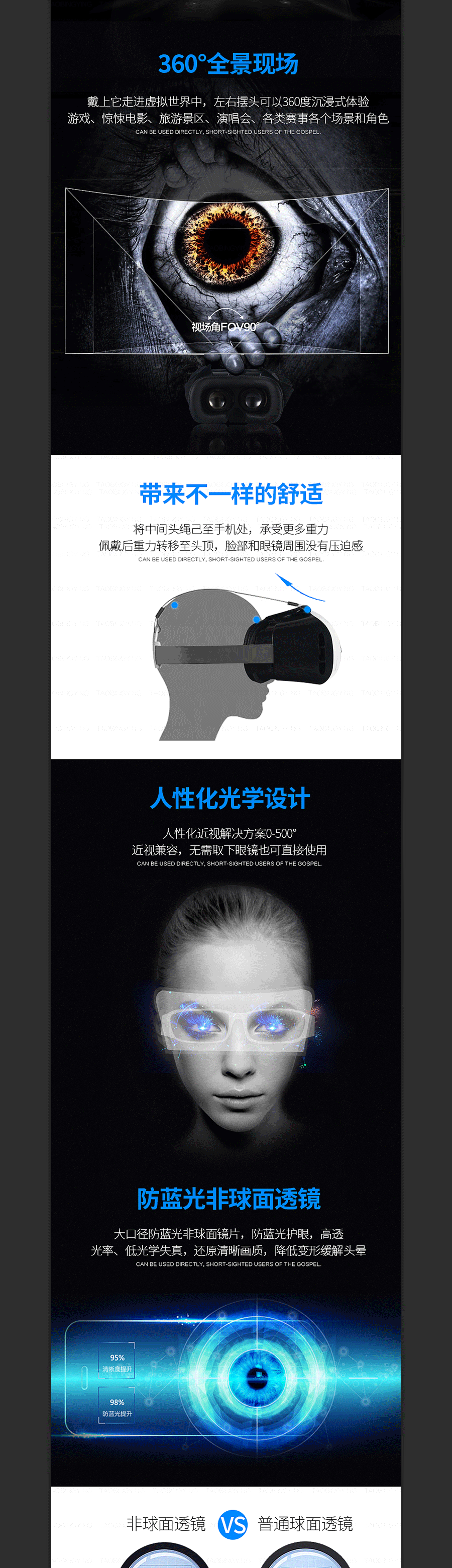 淘兵营-数码类目-VR眼镜详情页设计外包案例