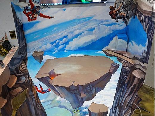 极限运动场馆3D立体画