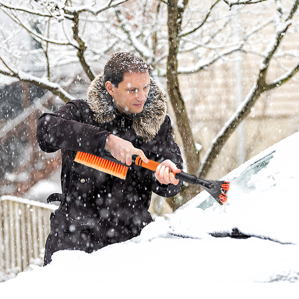 二合一除雪铲(橙色) A+