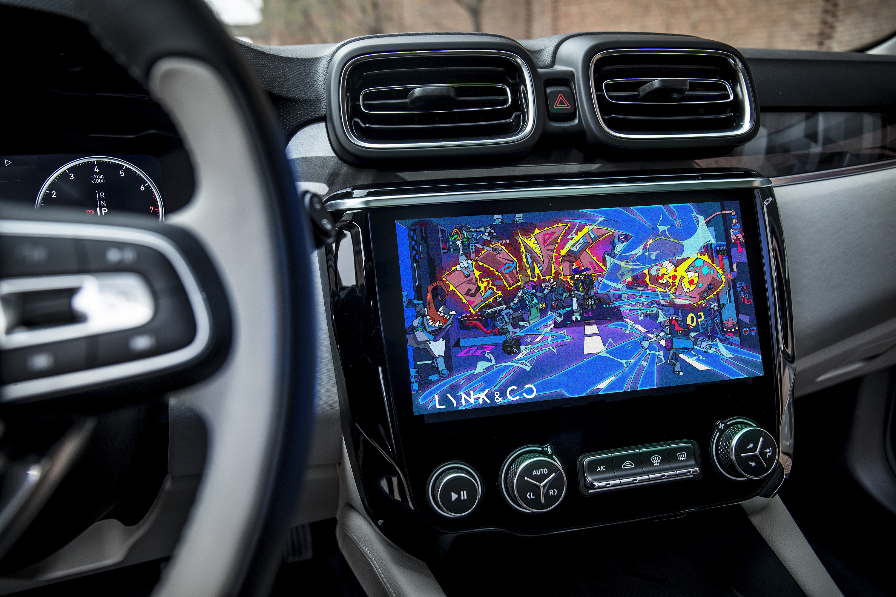 出发-领克02车机壁纸设计