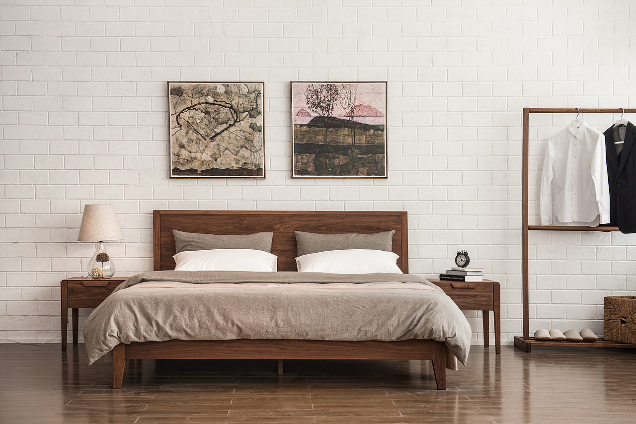 良年几何床|原创设计（图ZMjE4NTc3ODE2） - 生活用品 - 站酷设计师良年家具原创素材 - 站酷ZCOOL