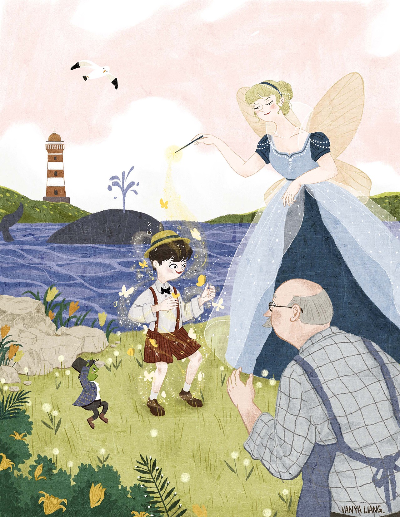 木偶奇遇记|插画|儿童插画|vanyaliang__原创作品-站酷zcool