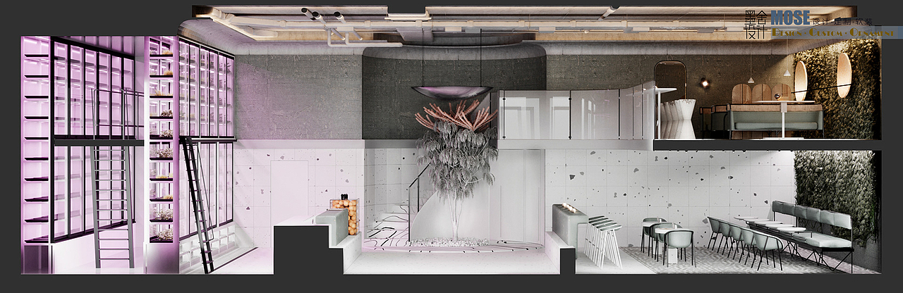 墨舍设计|网红奶茶店