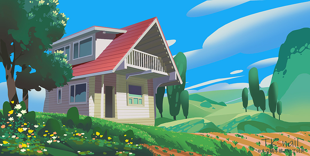 平面插画（图ZMjU1NjE0MTg0） - 创作习作 - 站酷设计师太空蜗牛爱画画原创素材 - 站酷ZCOOL