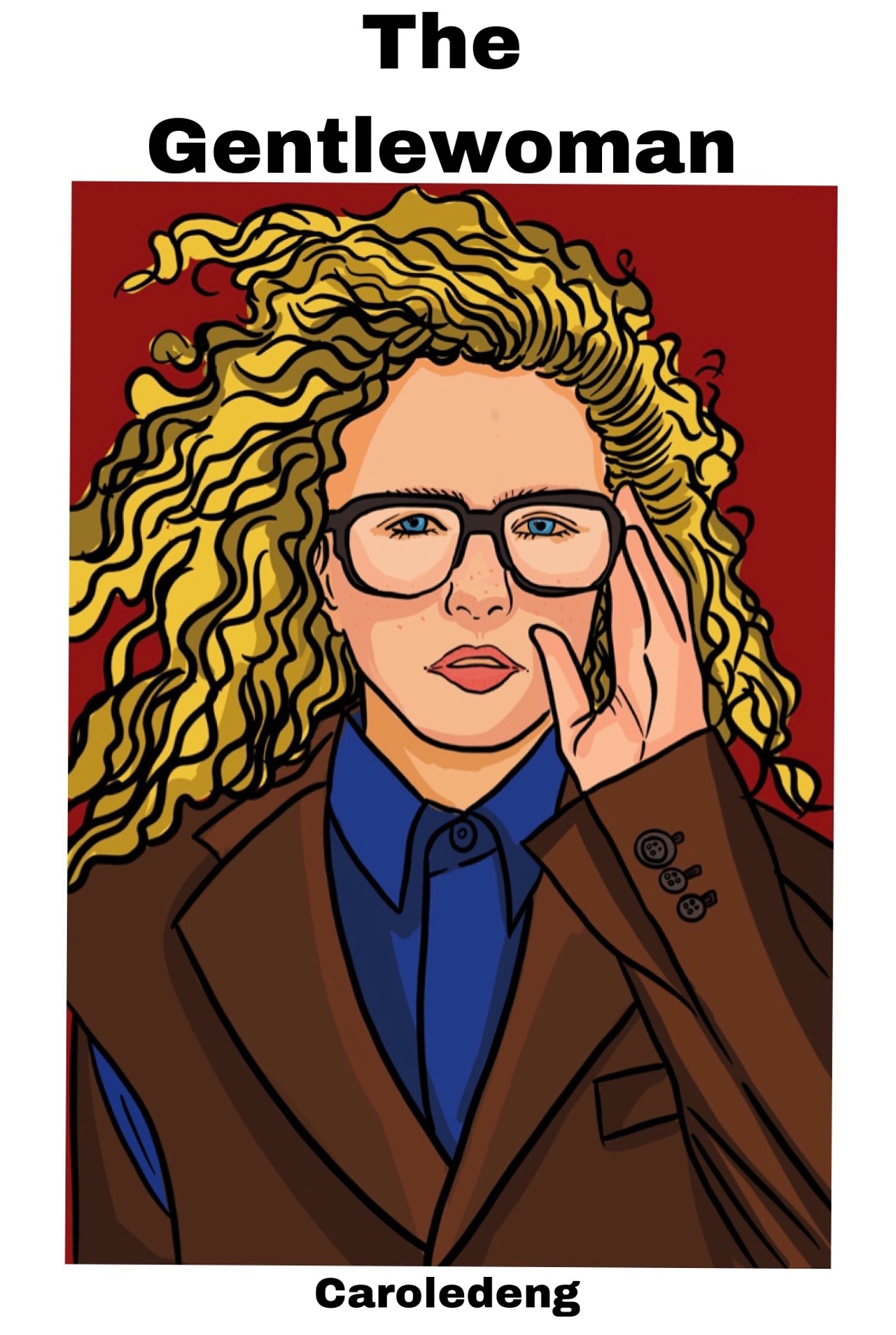 the gentlewoman|插画|创作习作|caroledeng - 临摹作品 - 站酷