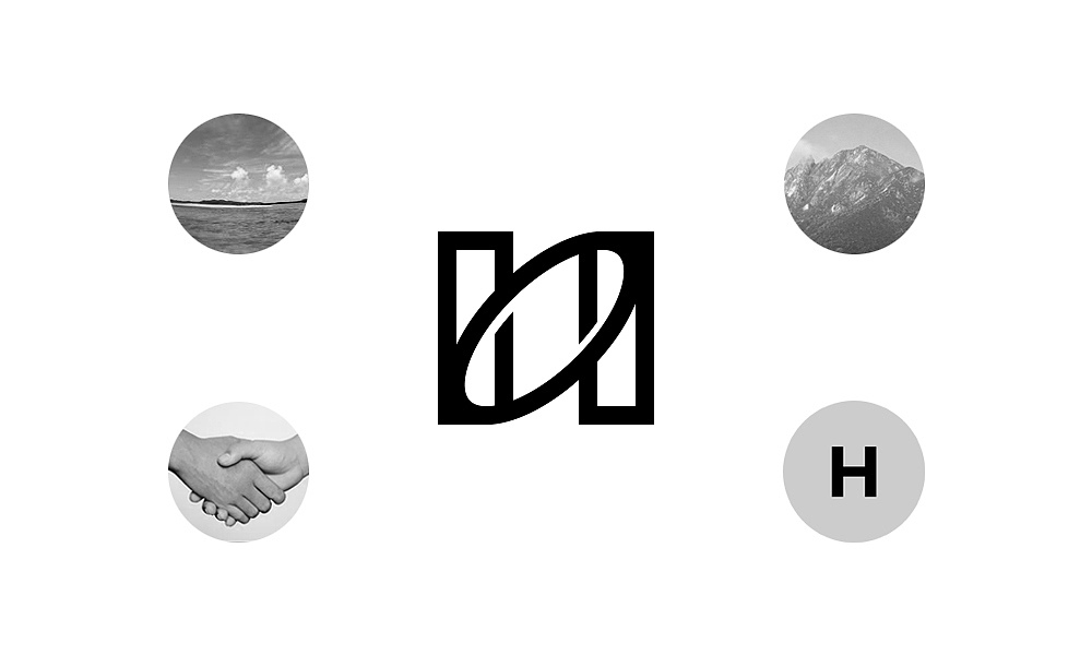 “海仞”LOGO设计(提案作品)