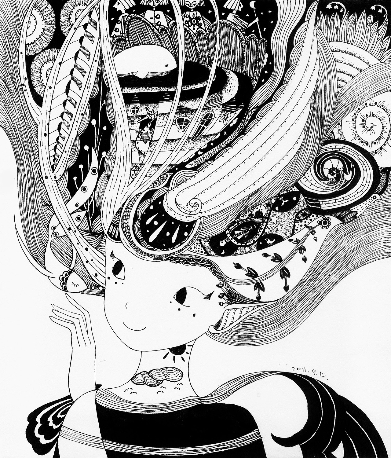 【画梦】（图ZMzM4NjQzNDQ=） - 艺术插画 - 站酷设计师早寻原创素材 - 站酷ZCOOL