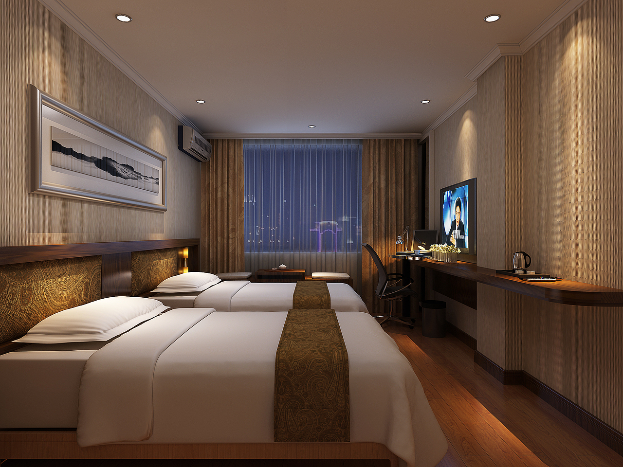 酒店－红牌楼宽堂酒店设计案例-成都酒店设计|酒店装修（图ZMTEyNjk4ODQ0） - 家装设计 - 站酷设计师联丰九木原创素材 - 站酷ZCOOL