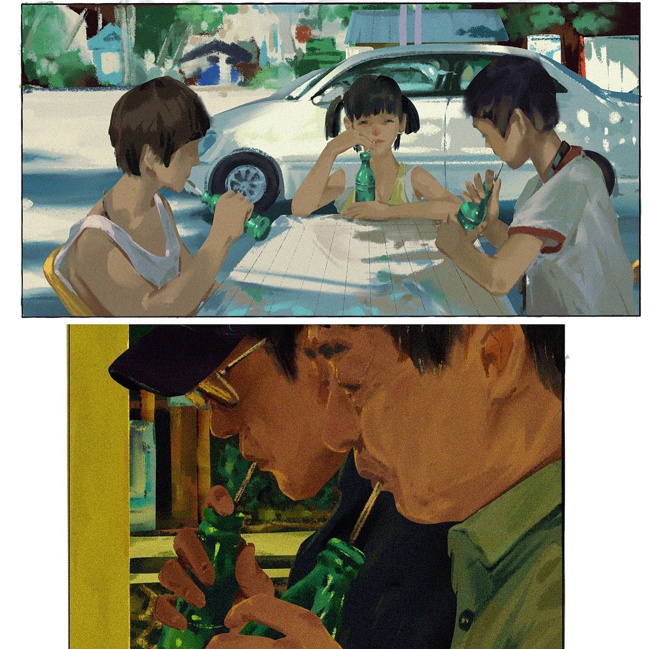 隐秘的角落/速涂练习（图ZMjE0NzQ5ODY0） - 创作习作 - 站酷设计师小平张原创素材 - 站酷ZCOOL