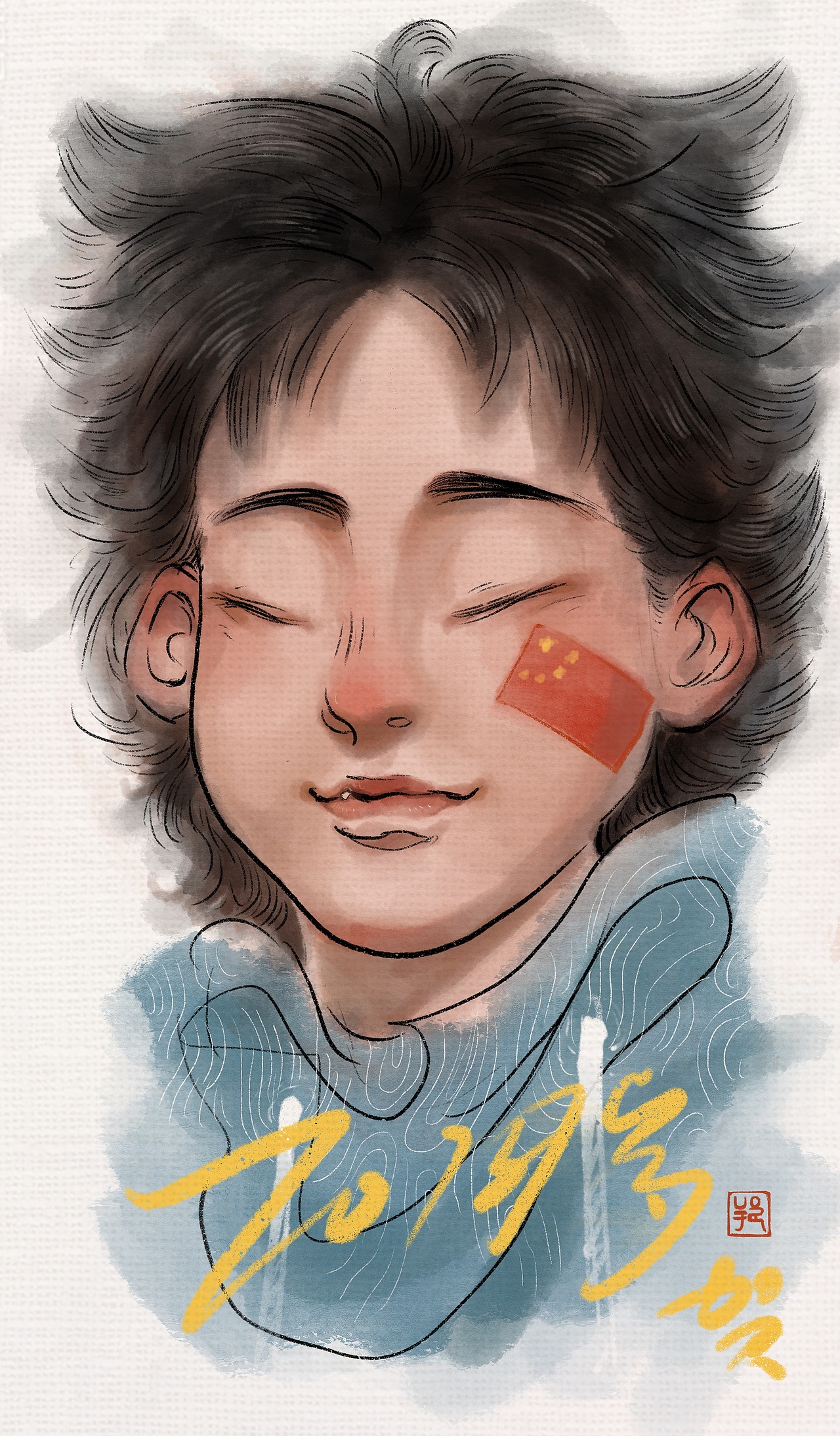 国庆70周年贺图（图ZMTc4NzMzNzU2） - 艺术插画 - 站酷设计师不动罗盘原创素材 - 站酷ZCOOL