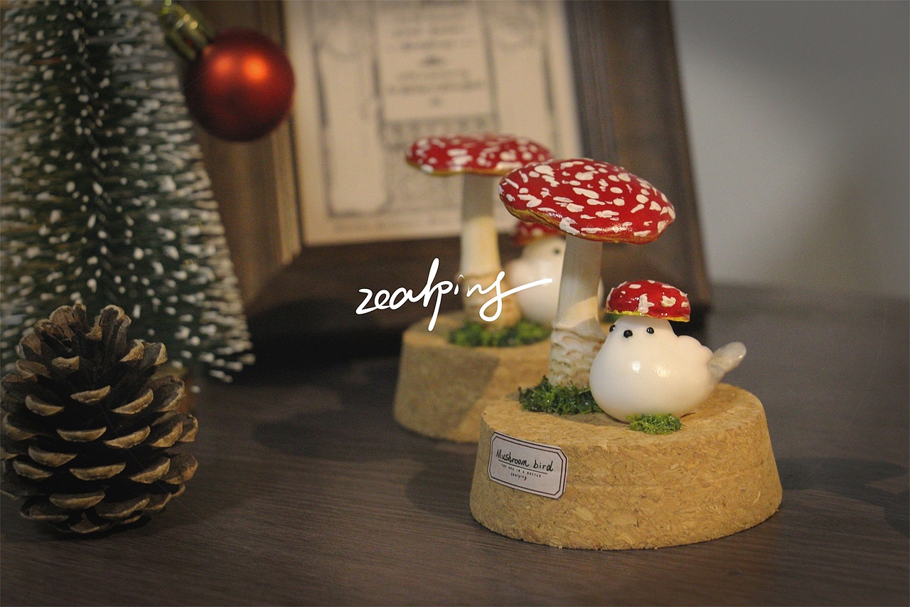 蘑菇伞下鸟鸟（图ZMjM3OTgxNzcy） - 其他手工艺 - 站酷设计师zealping原创素材 - 站酷ZCOOL