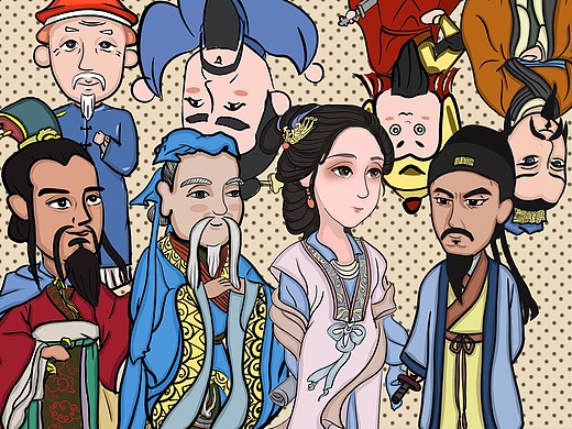 历史人物卡通形象