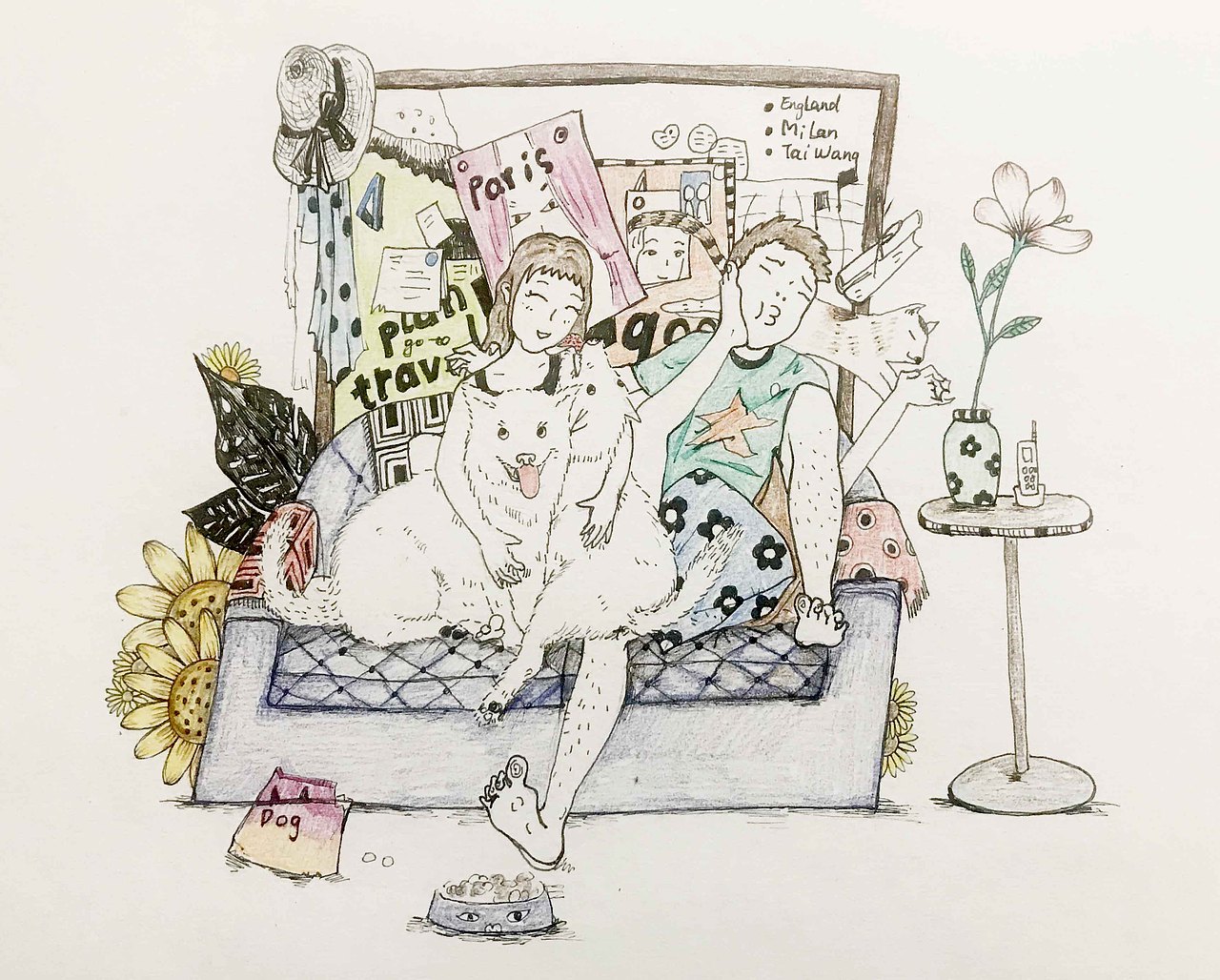 小情意（图ZMTcyMzczMzgw） - 艺术插画 - 站酷设计师慢慢漫漫曼曼原创素材 - 站酷ZCOOL