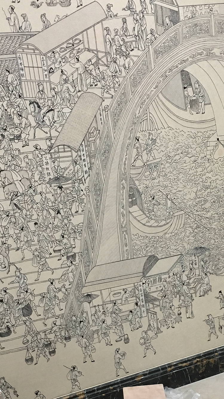 清明上河图墙绘