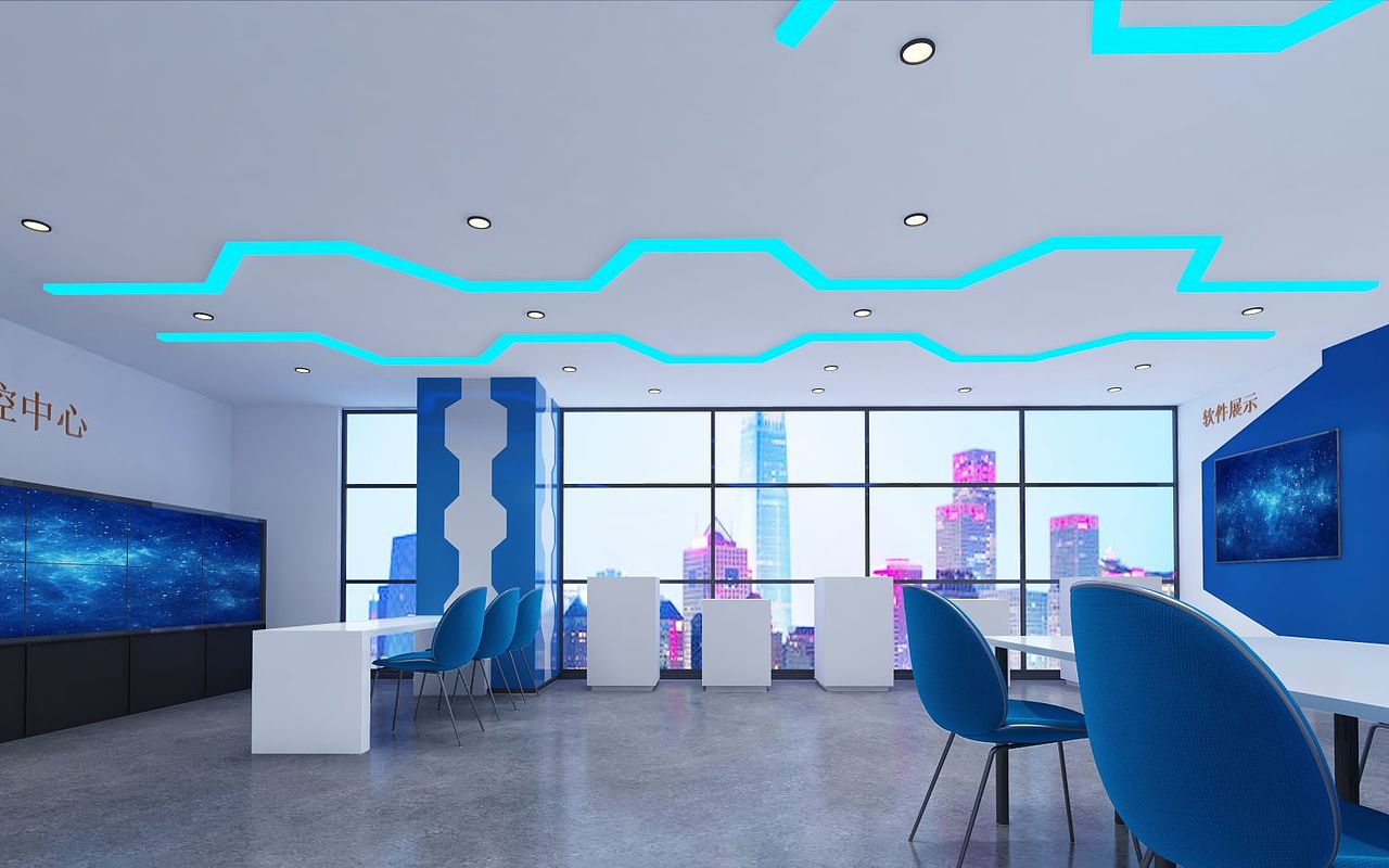 3dmax建模&科技感小展厅（图ZMzIyOTM5OTgw） - 商业空间设计 - 站酷设计师模途漫漫原创素材 - 站酷ZCOOL