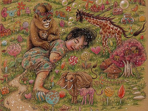 “闲暇画女儿”系列 第二辑（9幅）