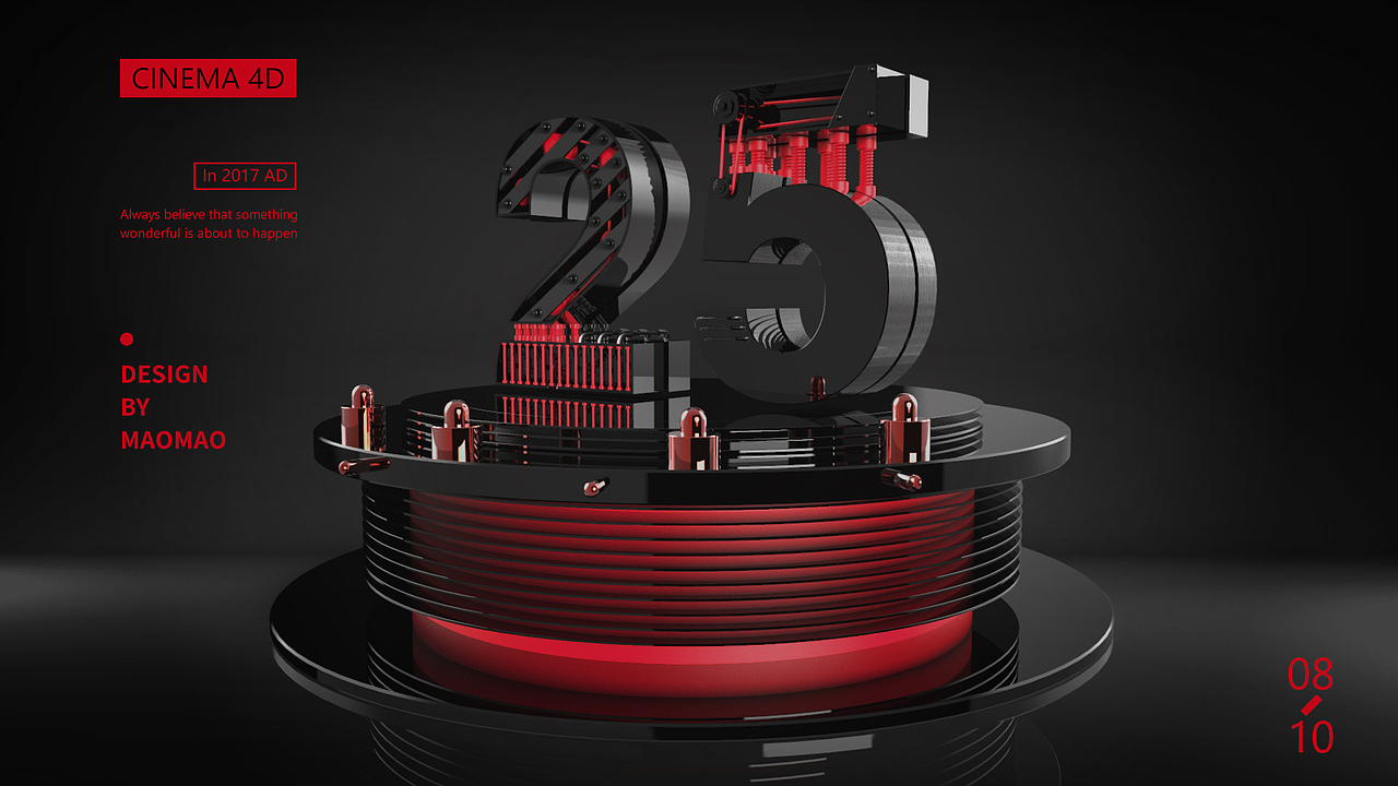 临摹C4D作品（图ZODk3NjcxMTI=） - 海报 - 站酷设计师MAOMAO1363851942原创素材 - 站酷ZCOOL