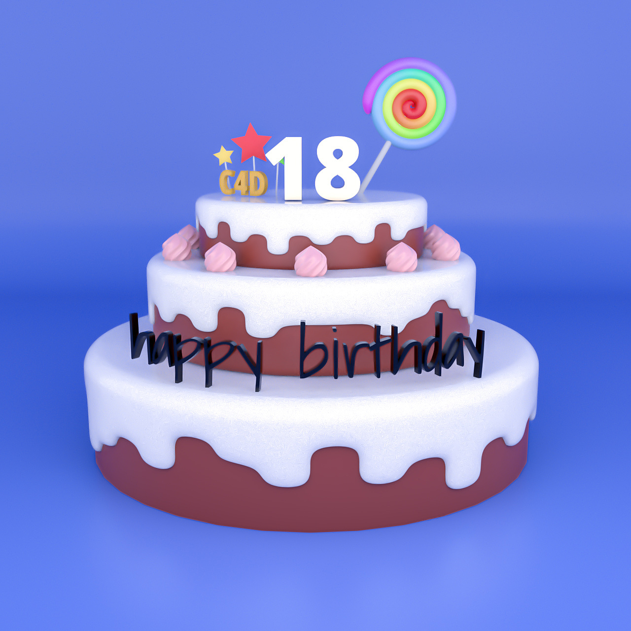 生日快乐 今天起我就18岁成人了!