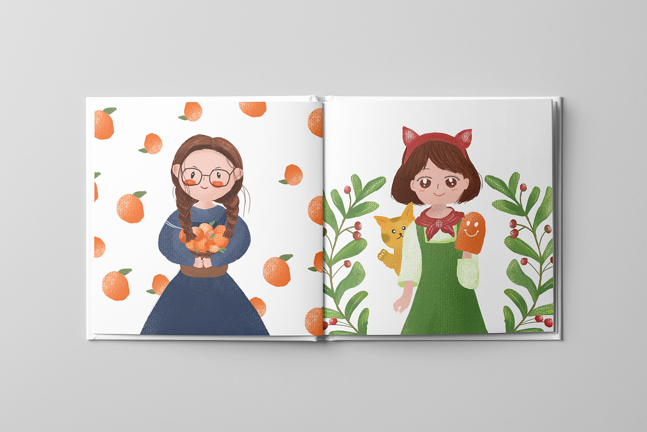 第一阶段插画打卡100张总结（图ZMjA1OTIyMzQ4） - 商业插画 - 站酷设计师桔子大人了原创素材 - 站酷ZCOOL