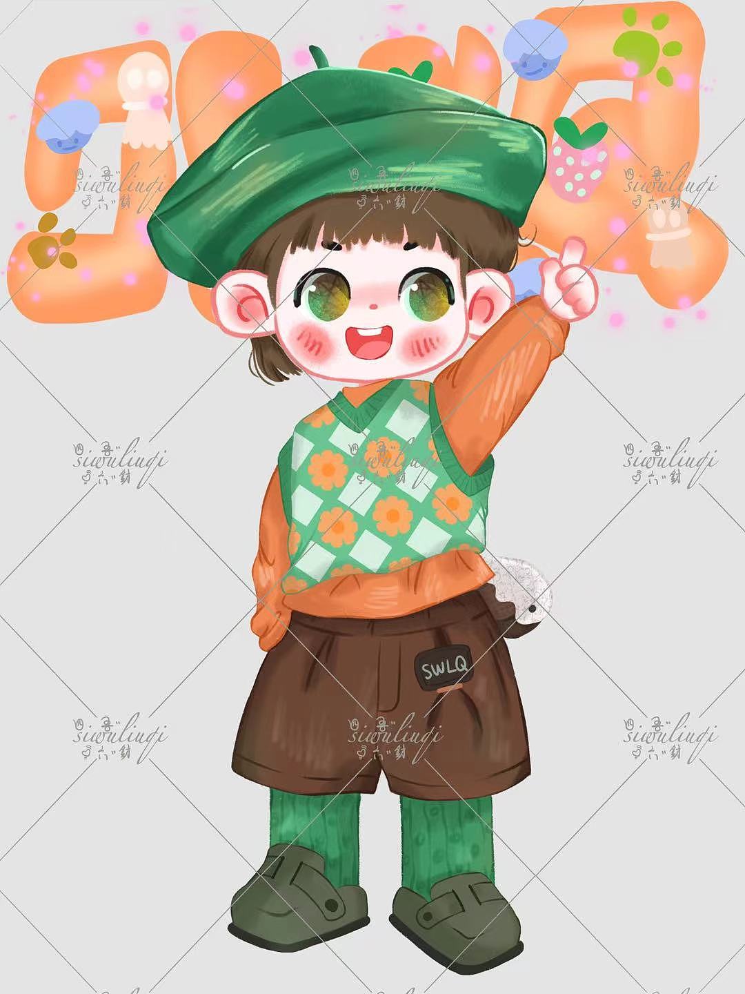 Q版插画（图ZMzcyMzI3NDU2） - 儿童插画 - 站酷设计师四吾六釮原创素材 - 站酷ZCOOL