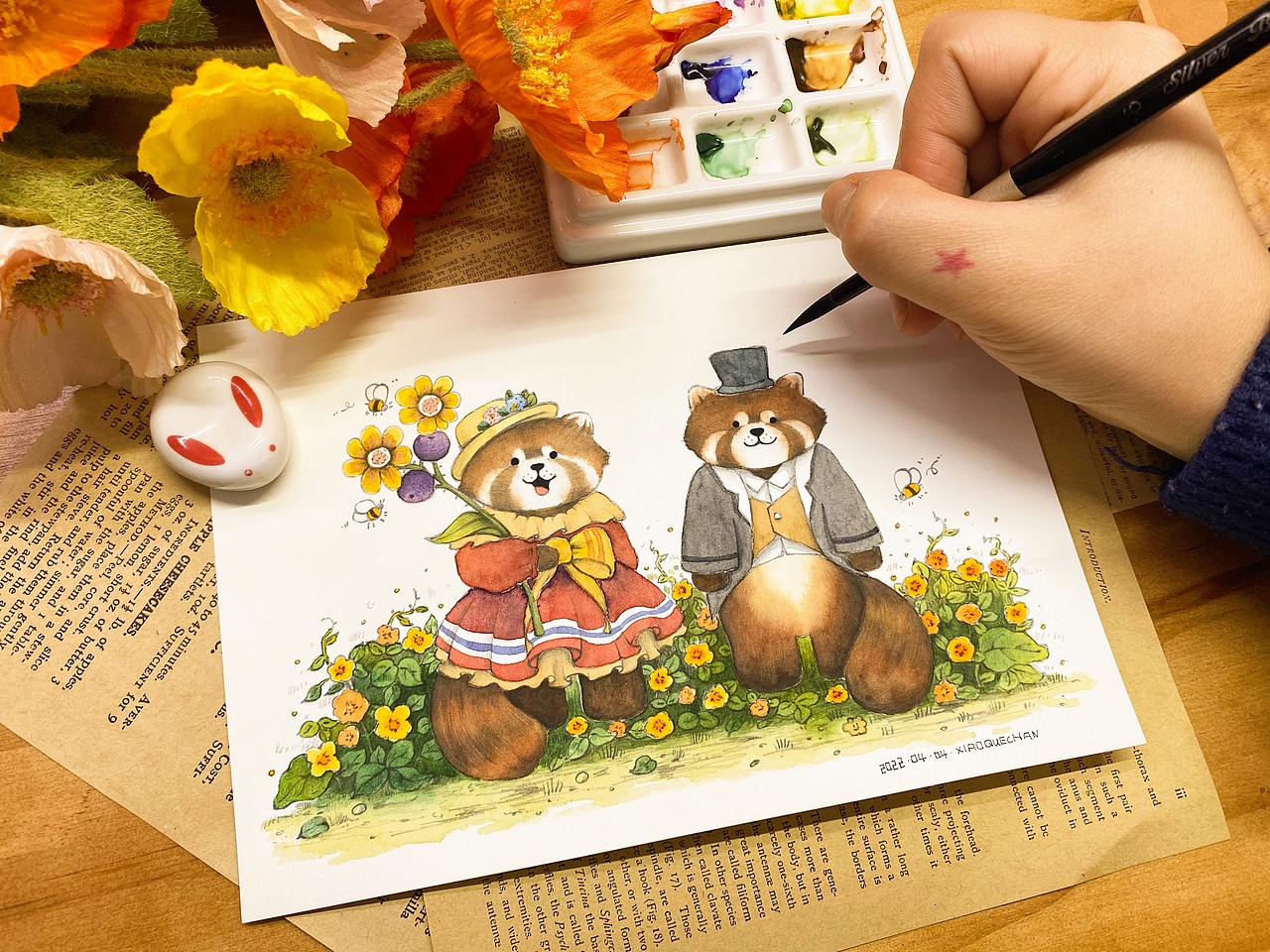 儿插绘本-陪你一起看日出日落（图ZMjk1Nzc2OTA4） - 绘本 - 站酷设计师小雀蝉原创素材 - 站酷ZCOOL