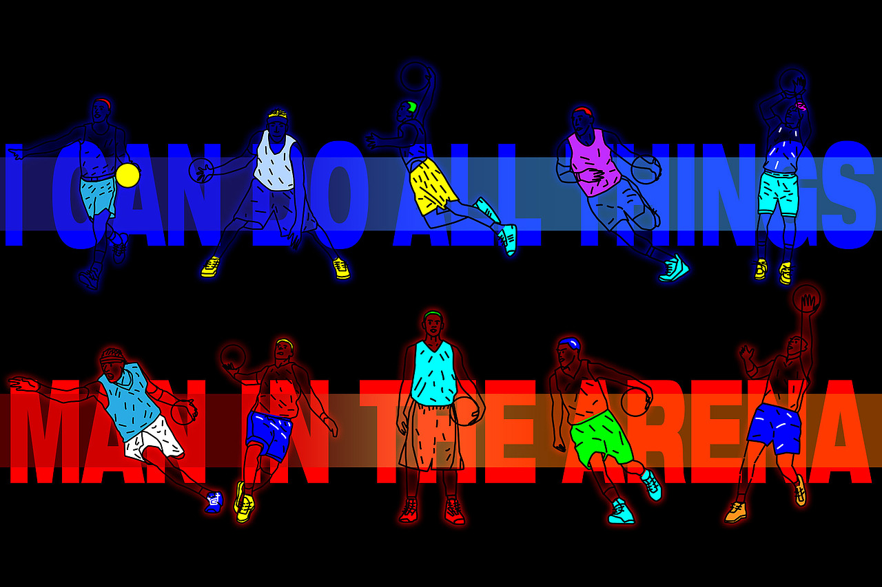 NBA篮球明星动作